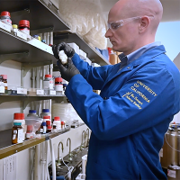 david olson pouring chemicals