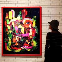 A psychedelic photograph by the artist TV Moore